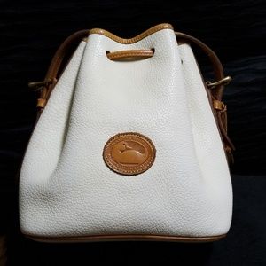 Dooney and Bourke White Draw String Bag